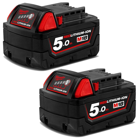 Milwaukee 18V 5.0Ah Battery Combo Kit – Twin Pack